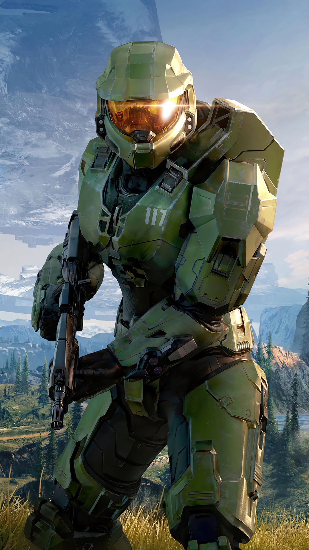Master Chief from Halo Infinite HD Phone Wallpaper