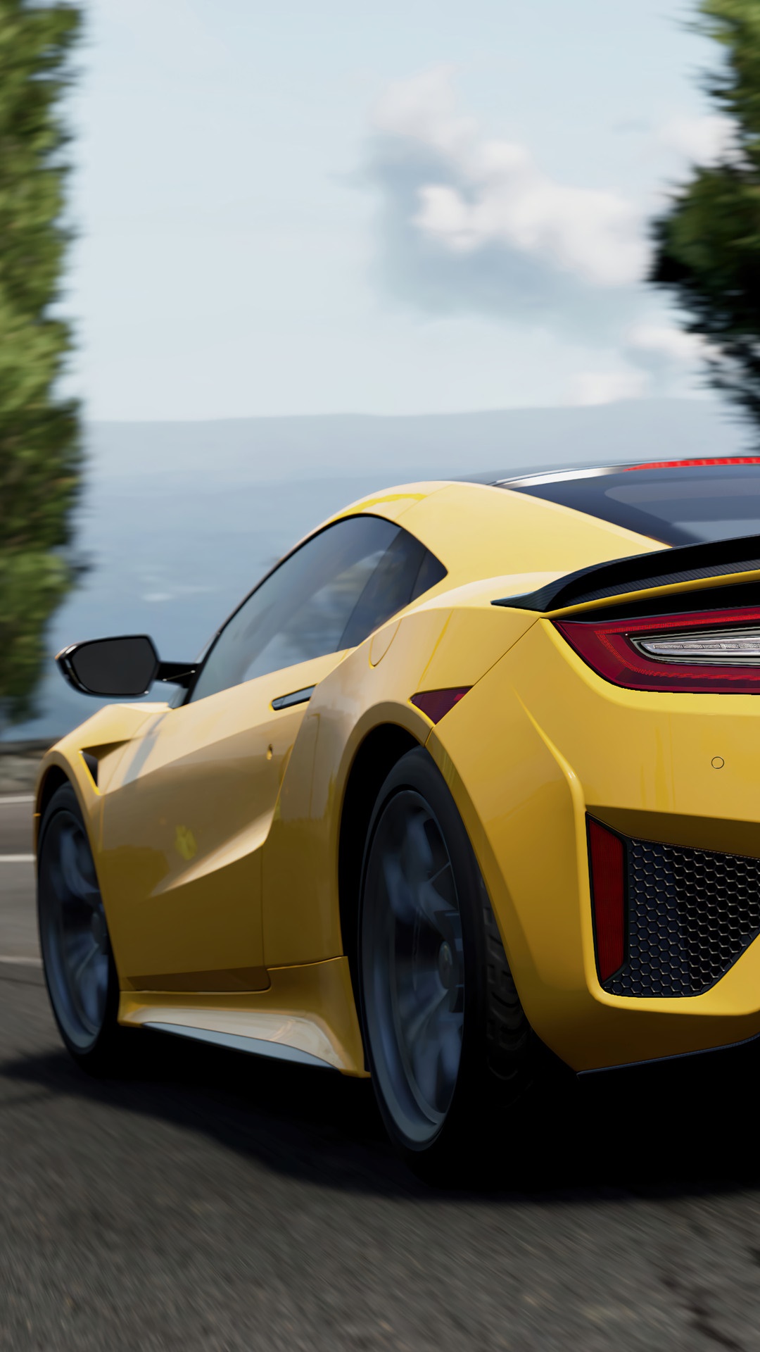 Yellow Sports Car in Project CARS 3 HD Phone Wallpaper