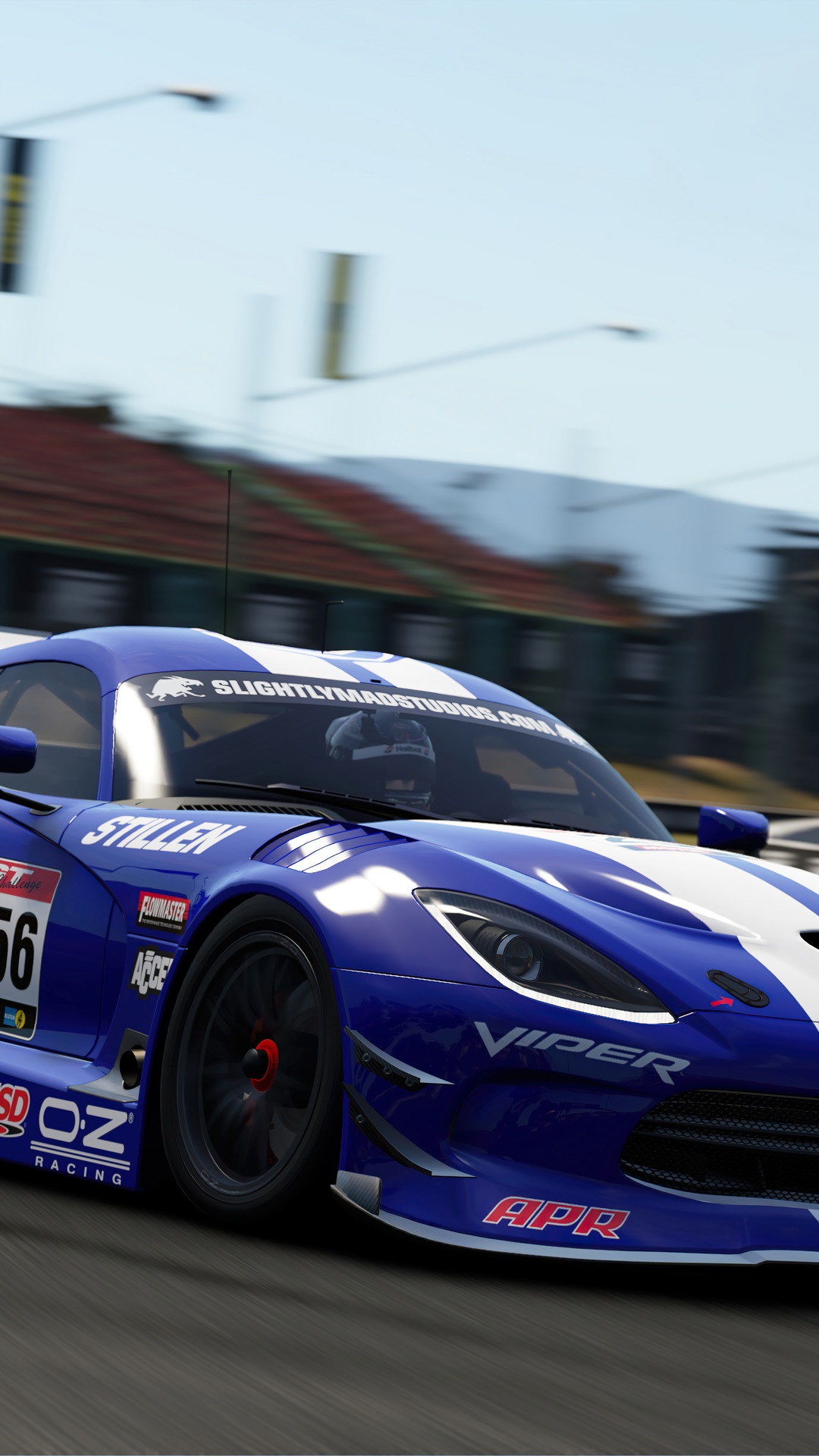 Blue Viper race car from Project CARS 3 HD Phone Wallpaper