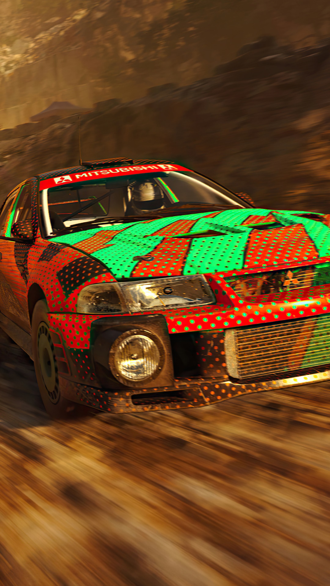 Mitsubishi Lancer Evolution VI in Dirt 5 HD Phone Wallpaper