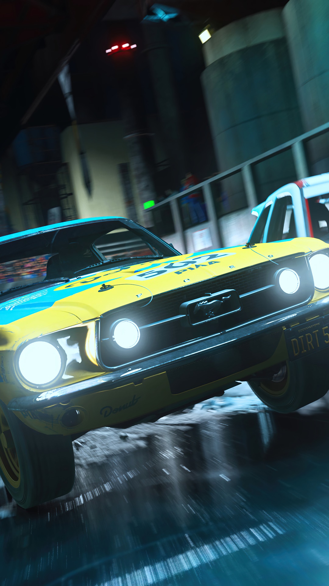 Dirt 5 Ford Mustang racing game HD Phone Wallpaper