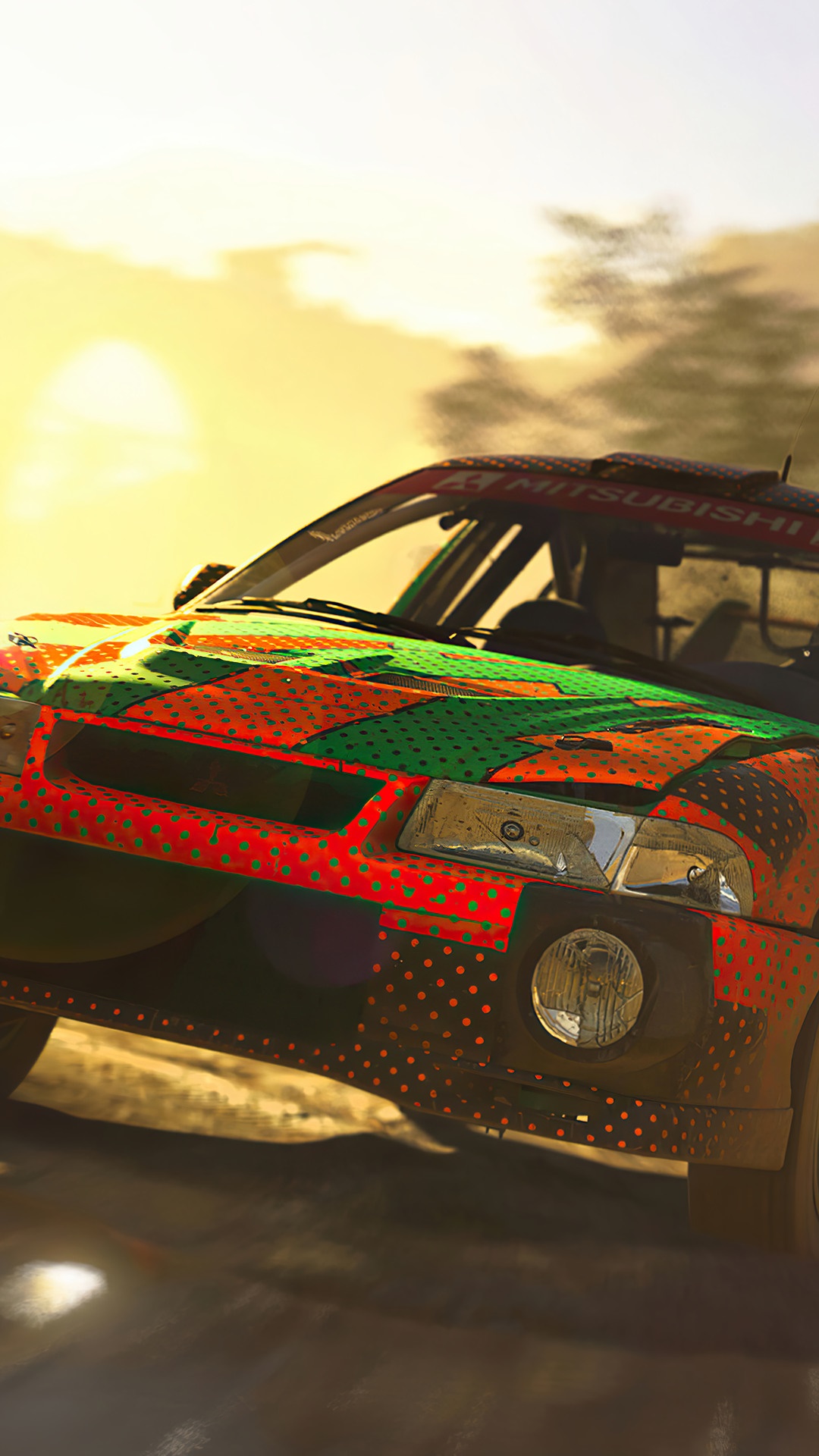 Dirt 5 Mitsubishi Lancer Evolution VI Rally Car HD Phone Wallpaper