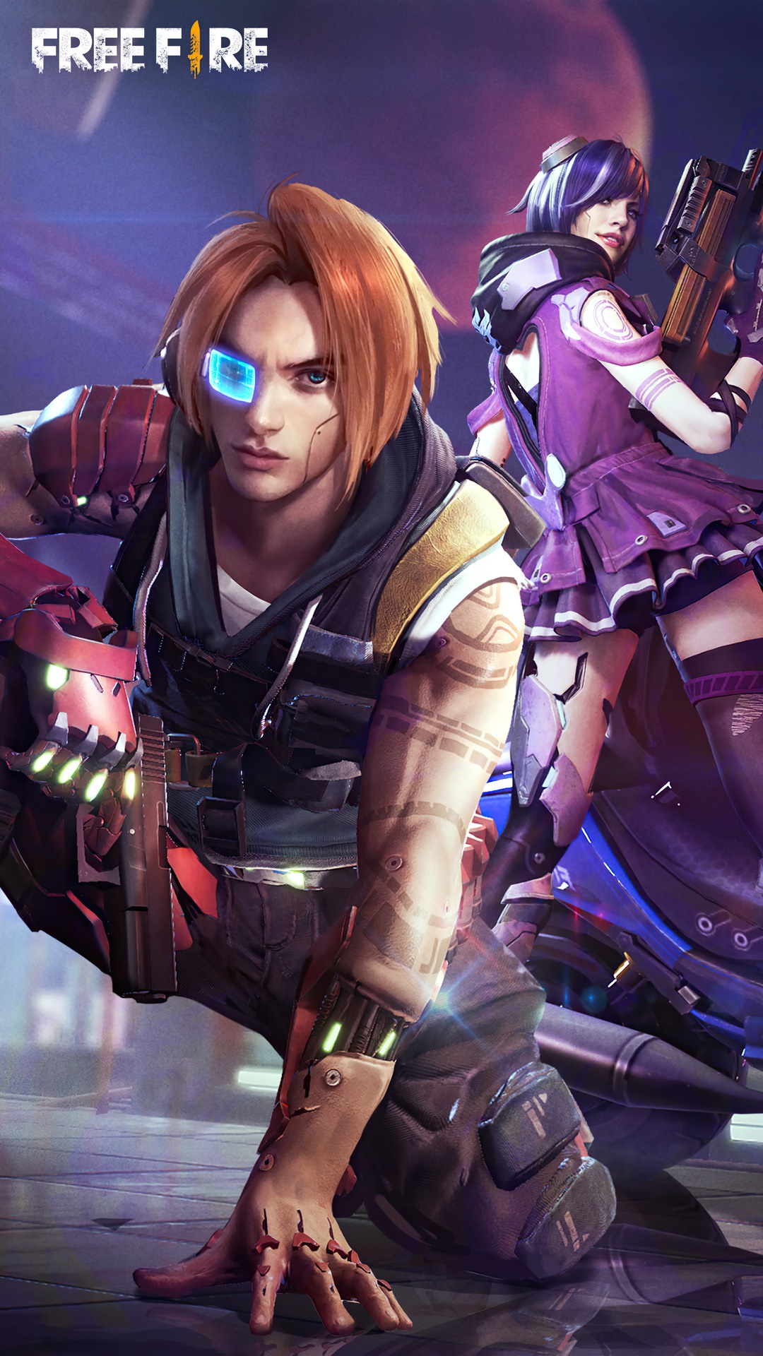 Characters from Garena Free Fire HD Phone Wallpaper