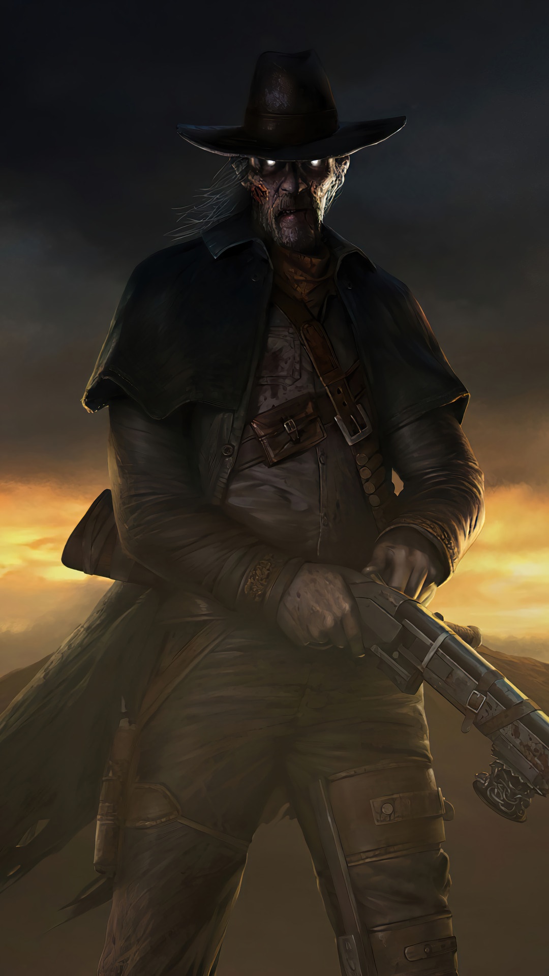 The Deathslinger Caleb Quinn Dead By Daylight Video Game HD Phone 