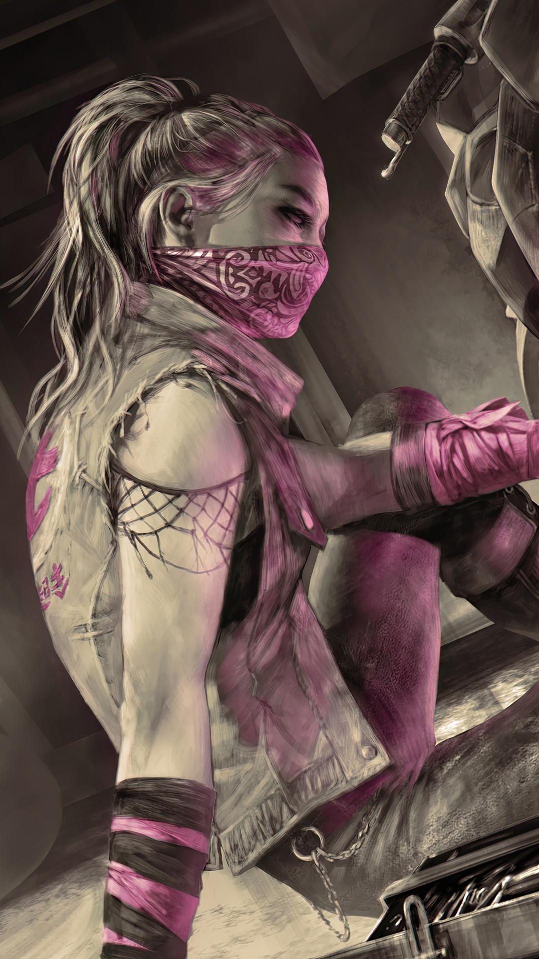 A masked woman from Dead by Daylight HD Phone Wallpaper