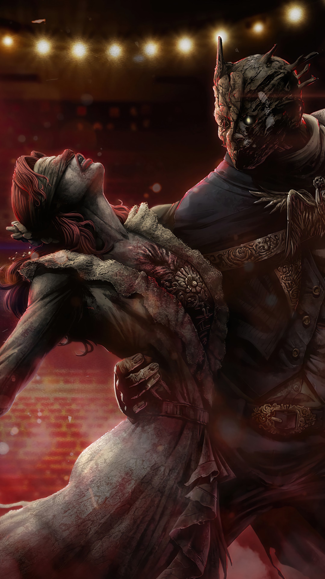 The Nurse and The Wraith from Dead by Daylight HD Phone Wallpaper