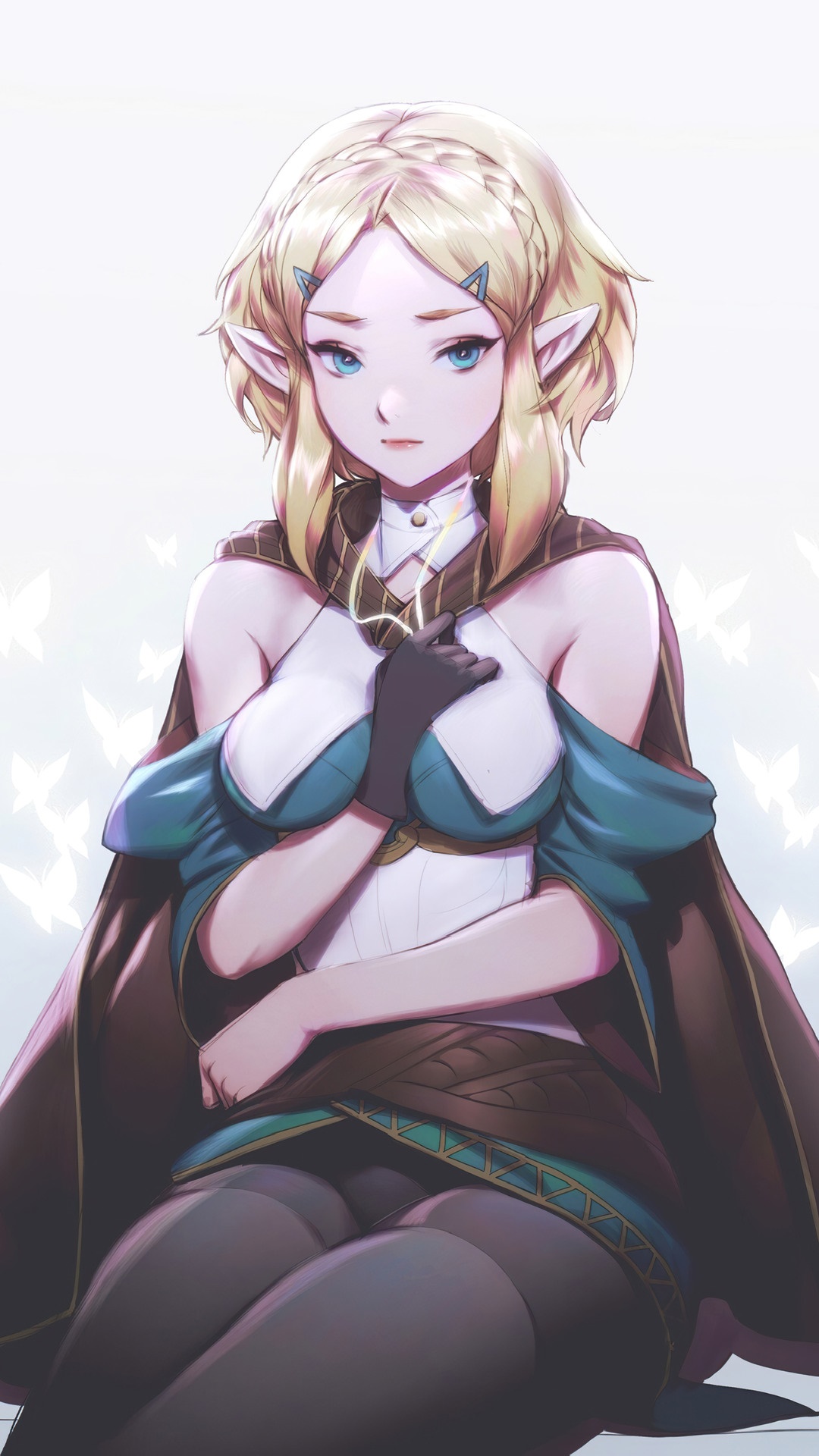 Princess Zelda from The Legend of Zelda: Breath of the Wild HD Phone Wallpaper
