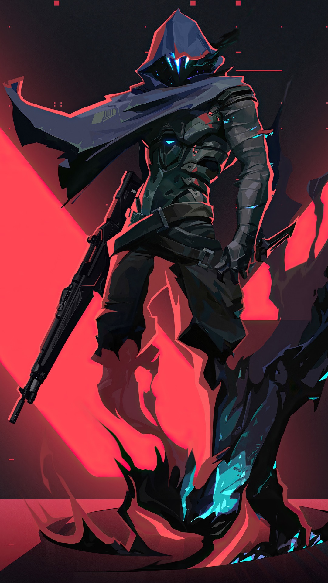 Omen from Valorant HD Phone Wallpaper