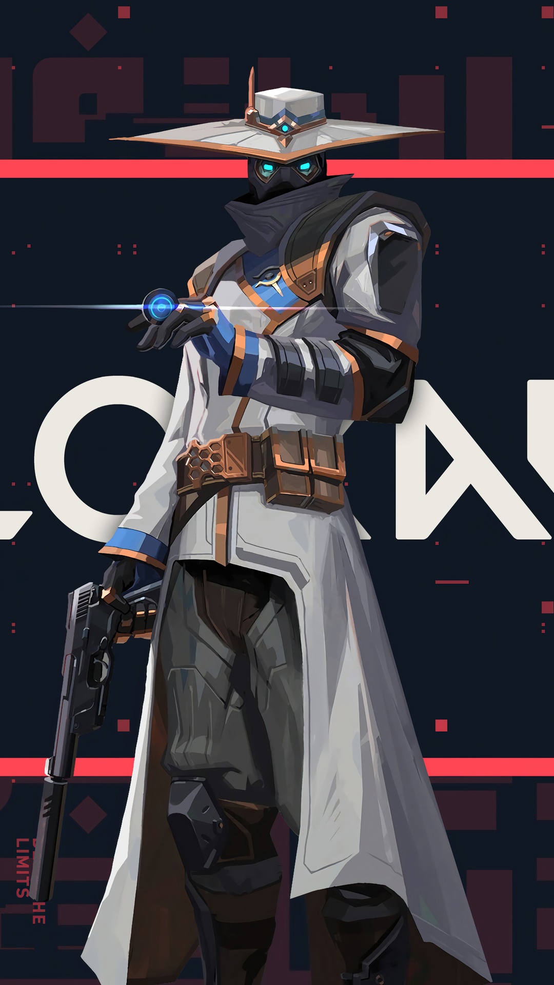 Cypher from Valorant HD Phone Wallpaper