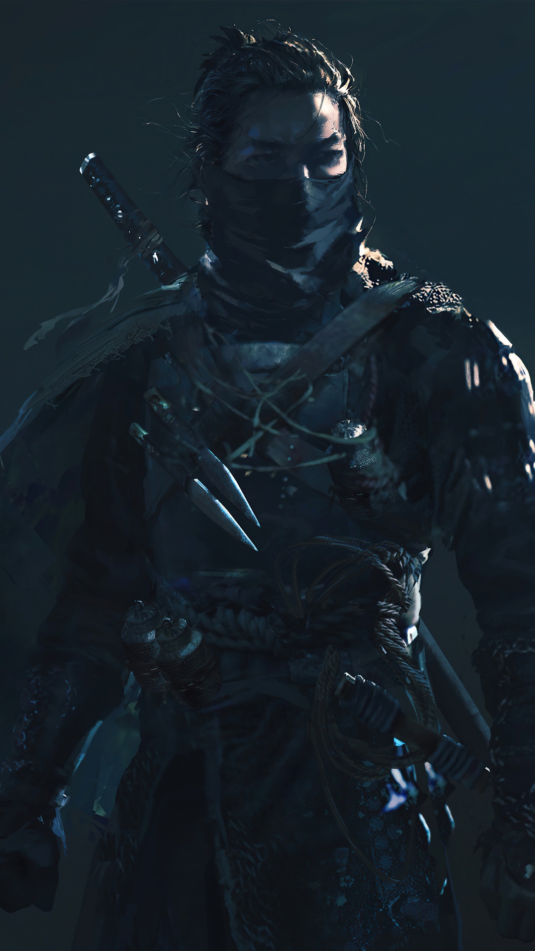 Jin Sakai from Ghost of Tsushima HD Phone Wallpaper