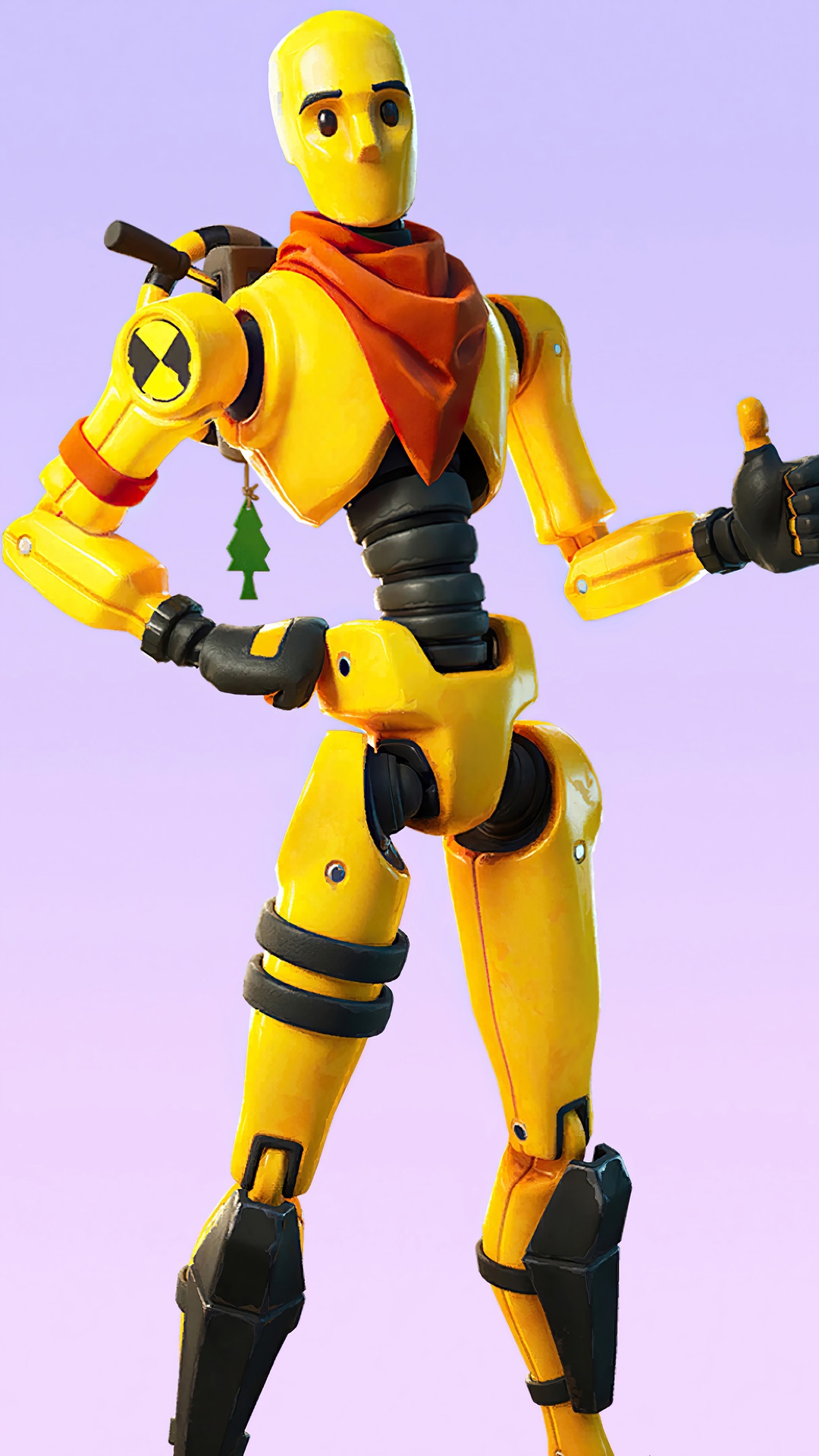 Crash Test Dummy from Fortnite HD Phone Wallpaper