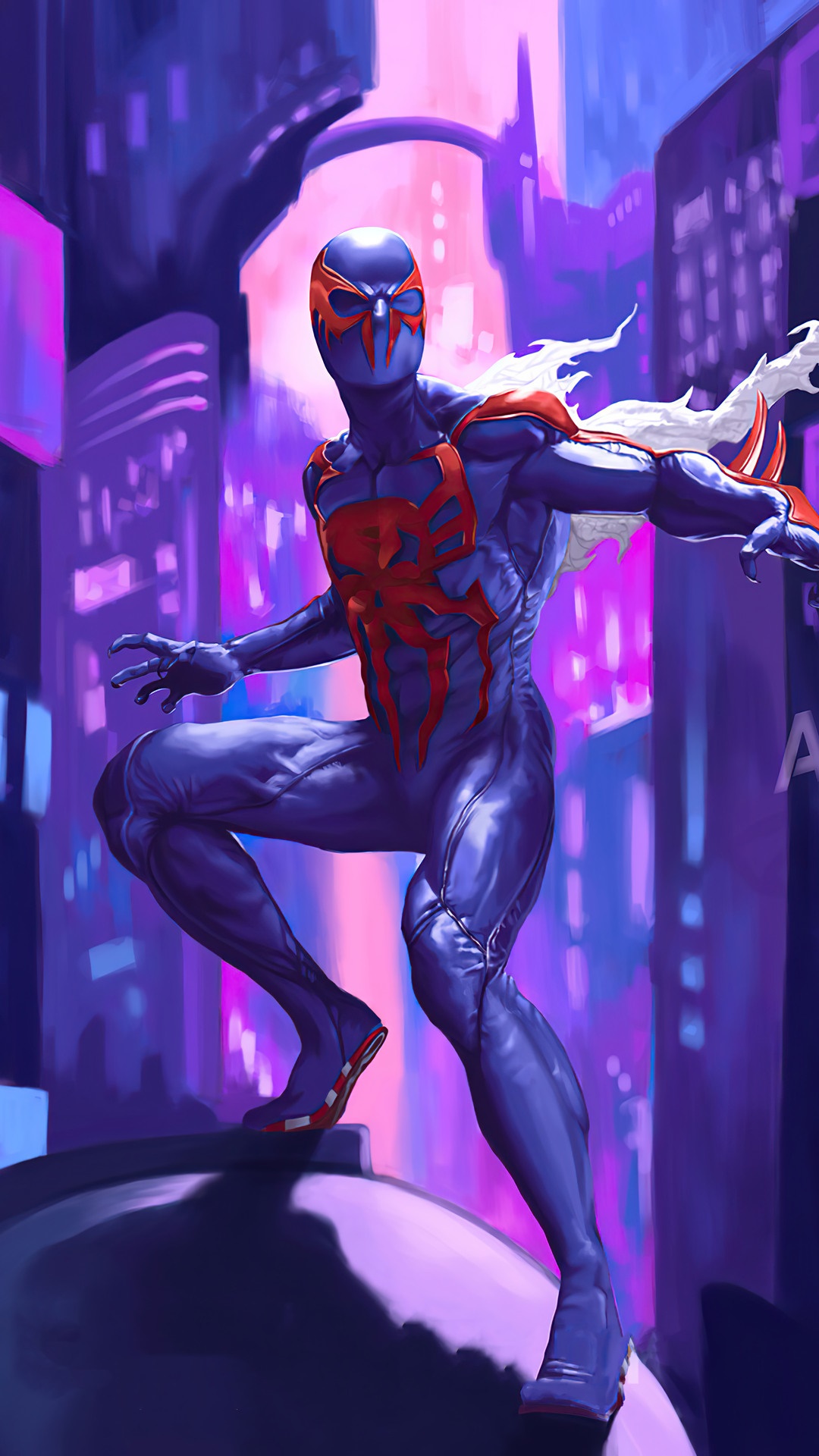 Spider-Man 2099 from Marvel Comics HD Phone Wallpaper