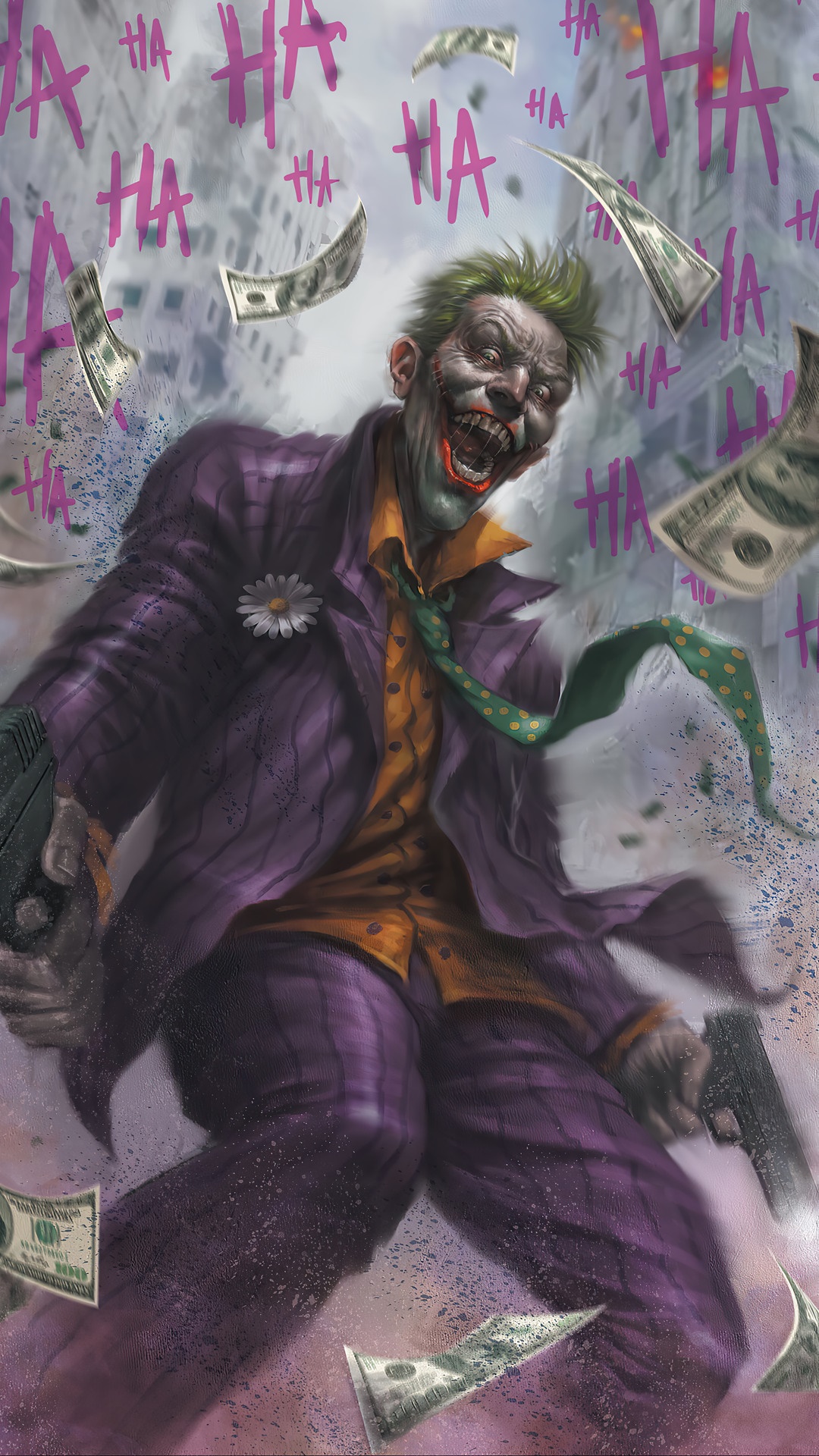 The Joker from DC Comics HD Phone Wallpaper