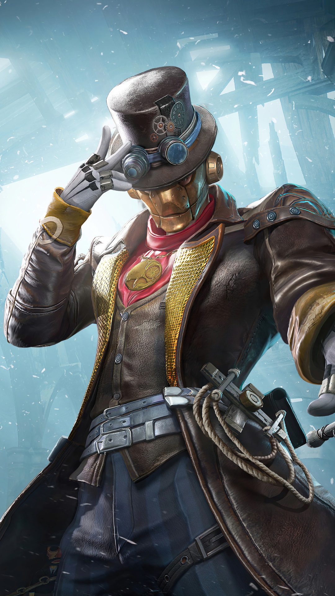 Steampunk character from PUBG Mobile HD Phone Wallpaper