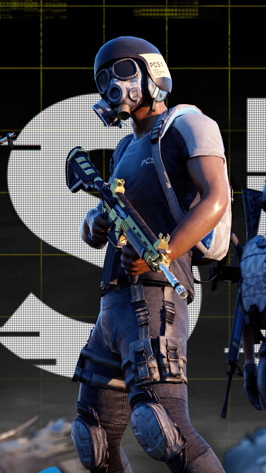 Player holding a rifle in PlayerUnknown's Battlegrounds HD Phone Wallpaper
