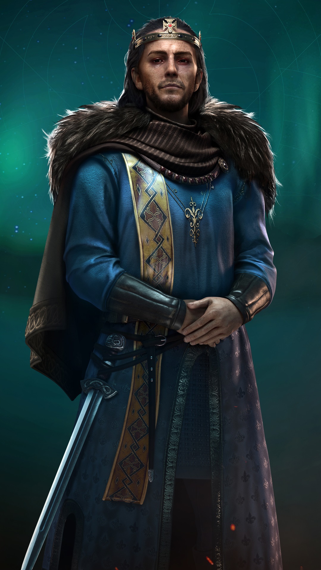 Aelfred the Great from Assassins Creed Valhalla HD Phone Wallpaper