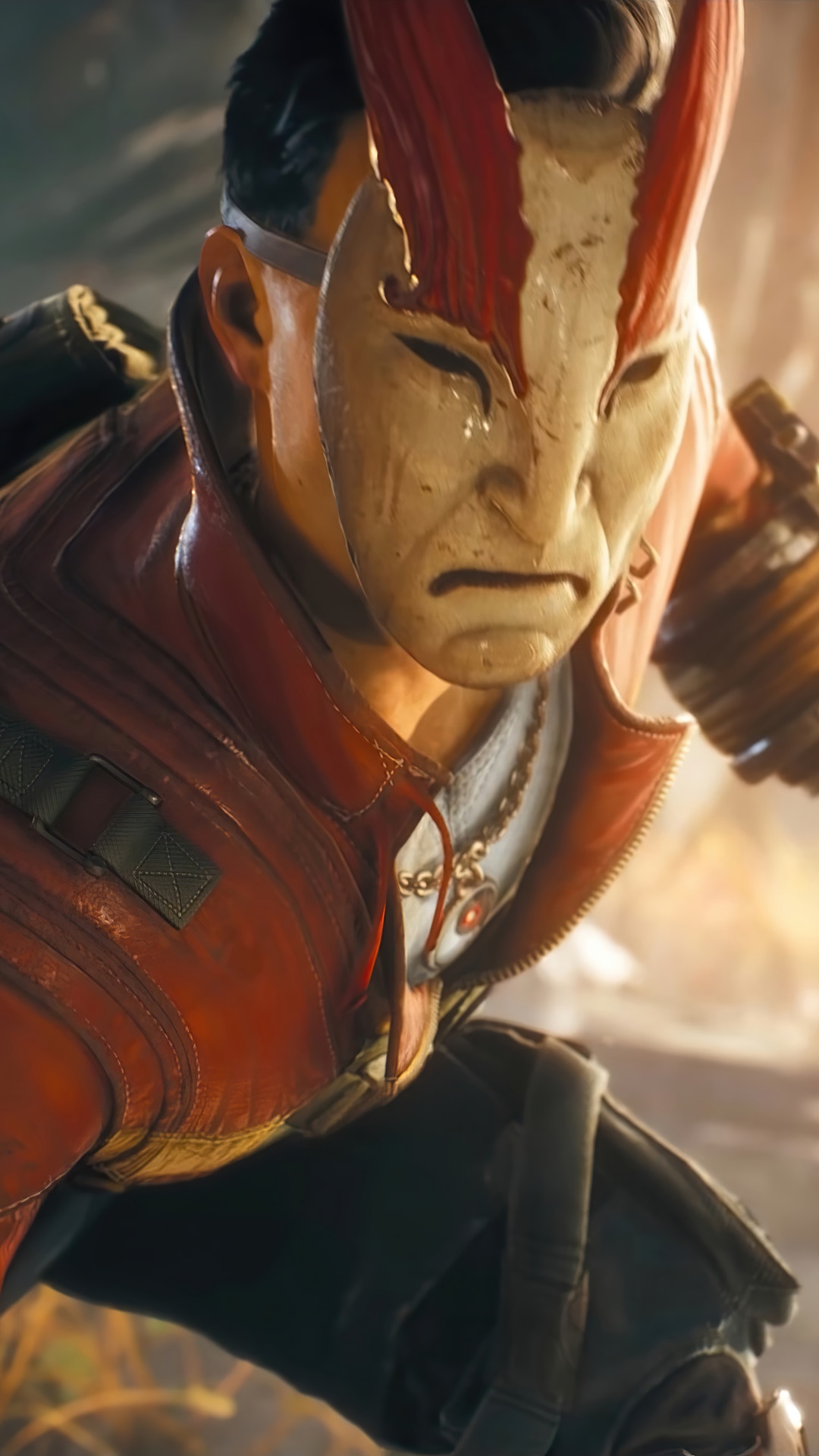 Shadow Warrior 3 character with mask HD Phone Wallpaper