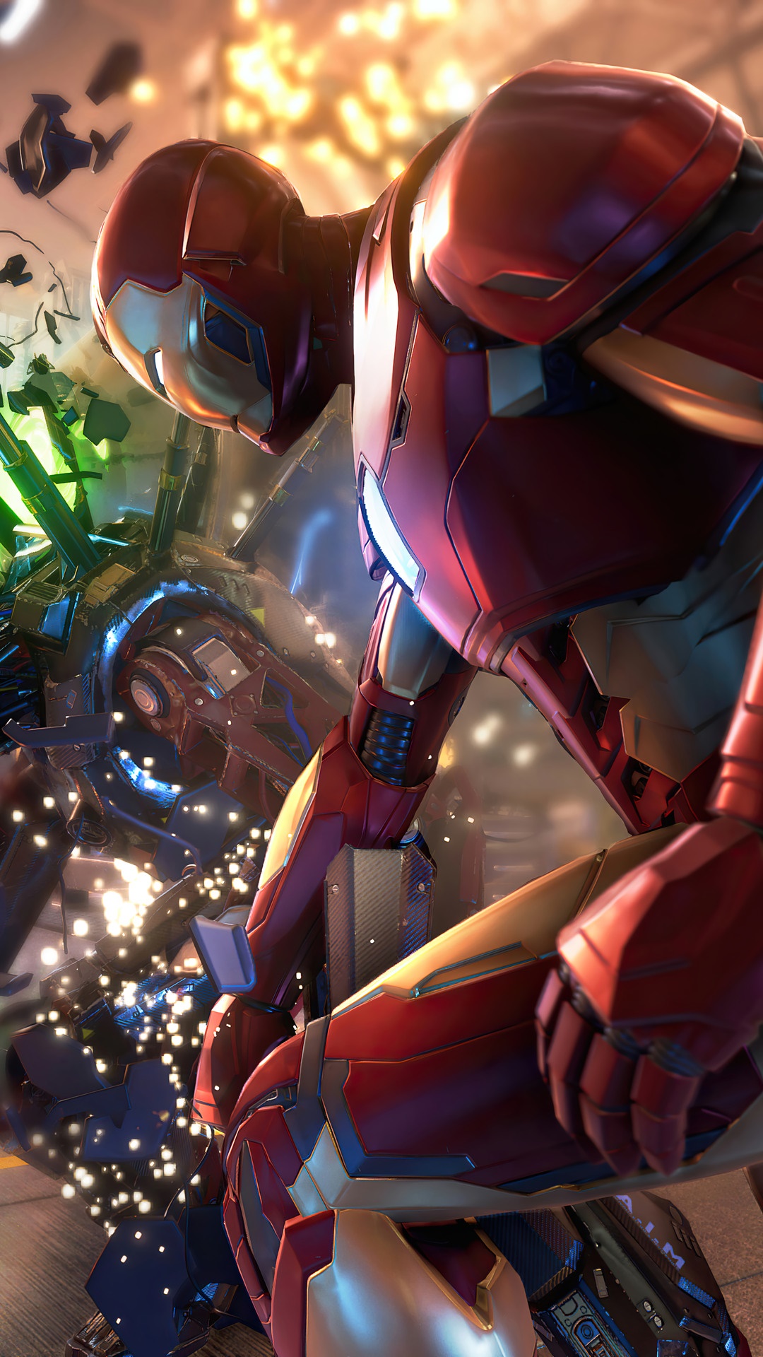 Iron Man from Marvel's Avengers video game HD Phone Wallpaper