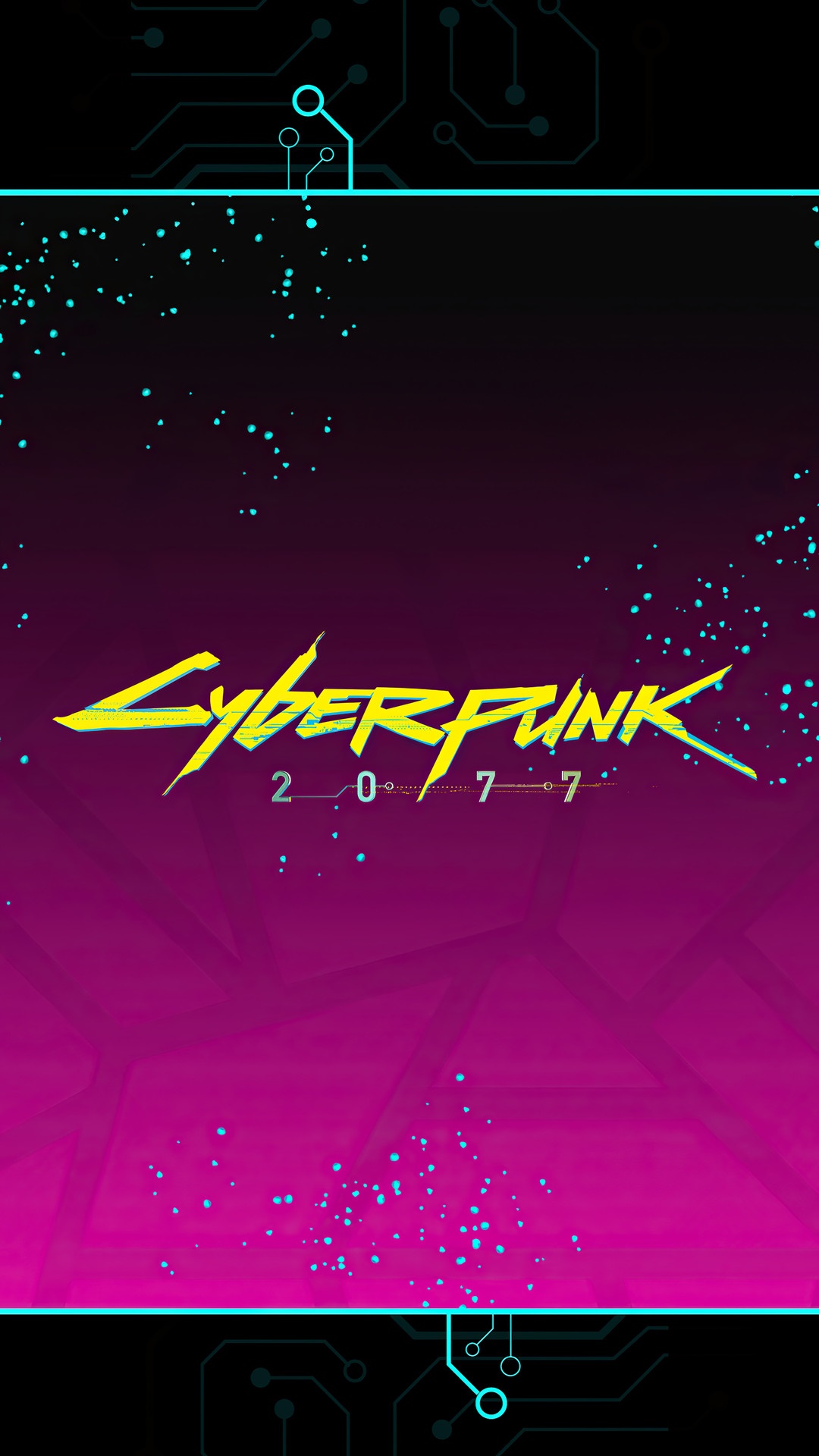 Cyberpunk 2077 video game logo HD Phone Wallpaper