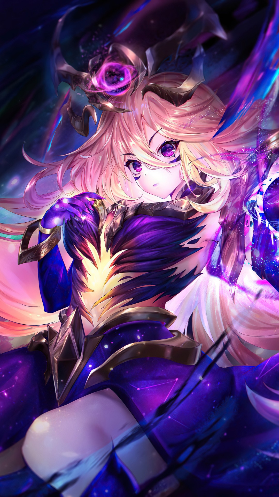 Star Guardian Lux from League of Legends HD Phone Wallpaper