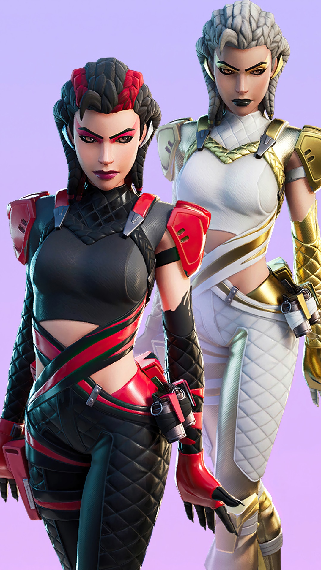 Two female characters from Fortnite HD Phone Wallpaper