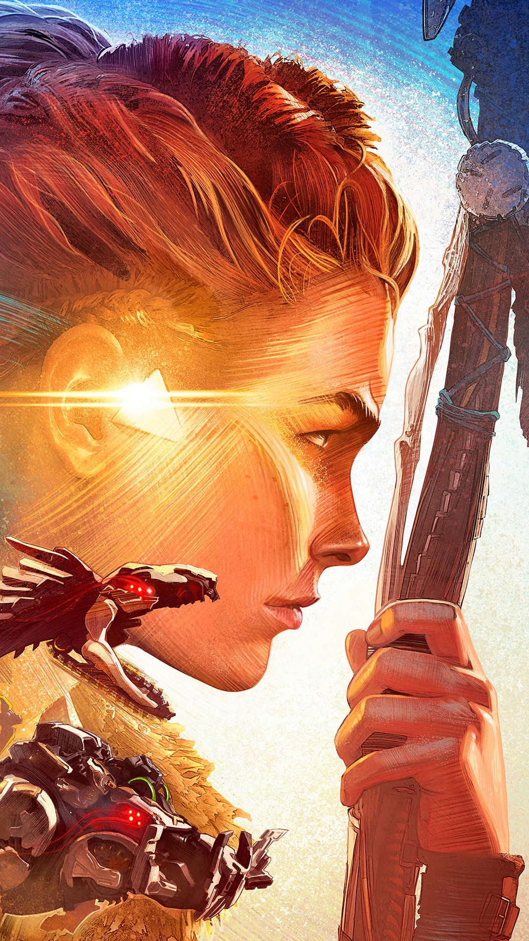 Aloy from Horizon Forbidden West HD Phone Wallpaper