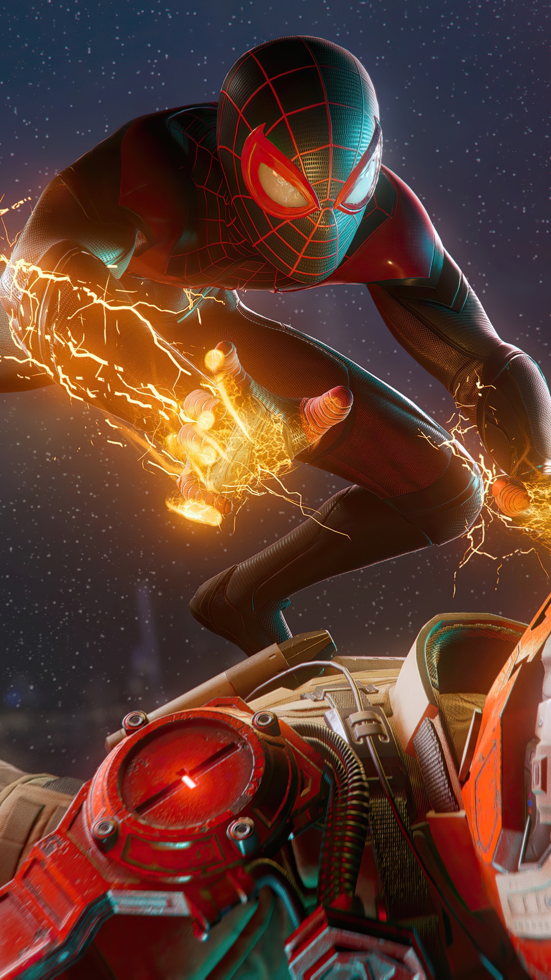 Spider-Man (Miles Morales) from Marvel's Spider-Man: Miles Morales HD Phone Wallpaper