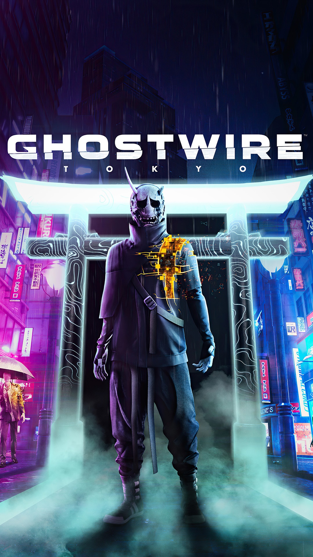 Ghostwire Tokyo video game poster HD Phone Wallpaper