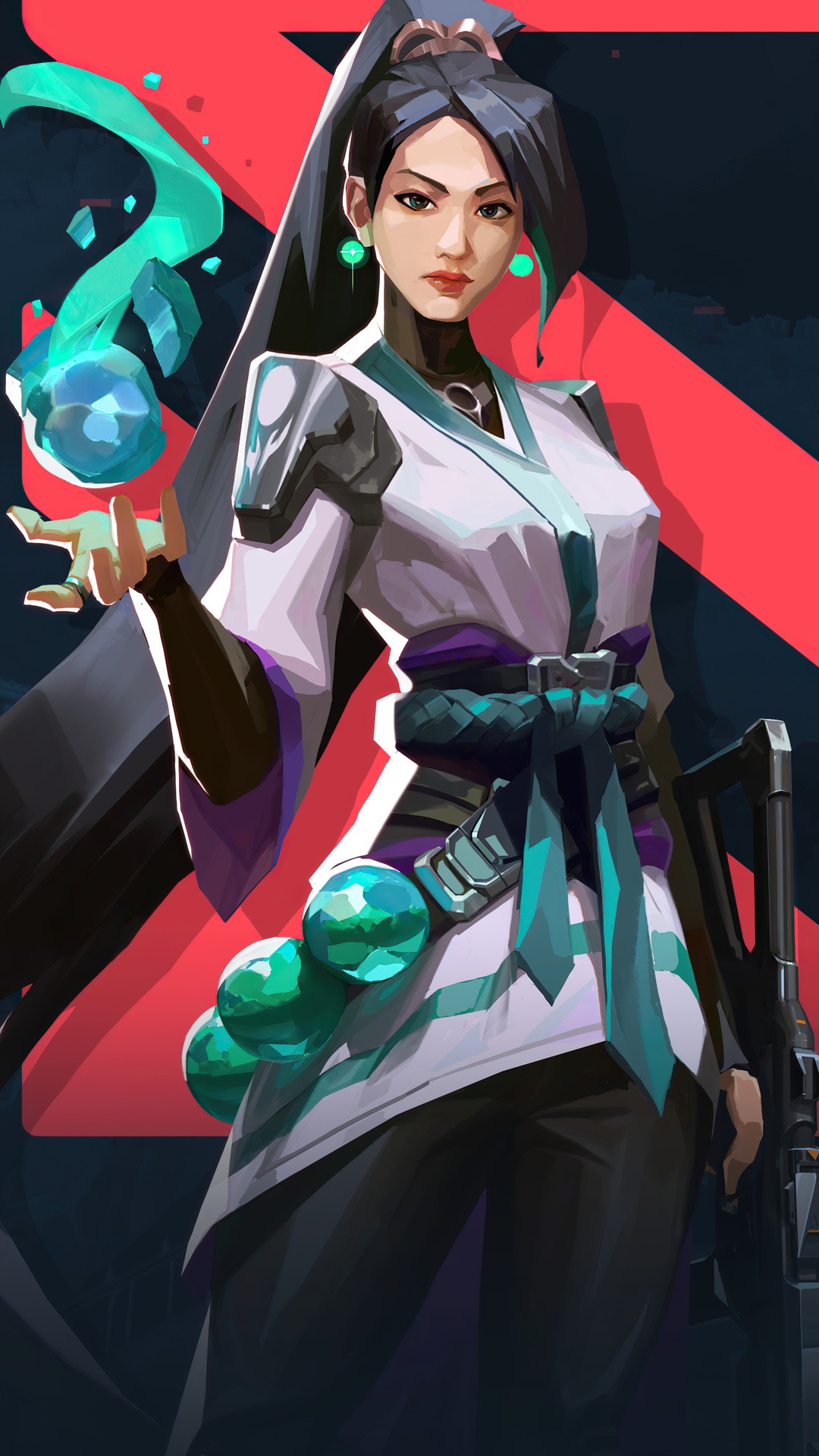 Sage from Valorant HD Phone Wallpaper