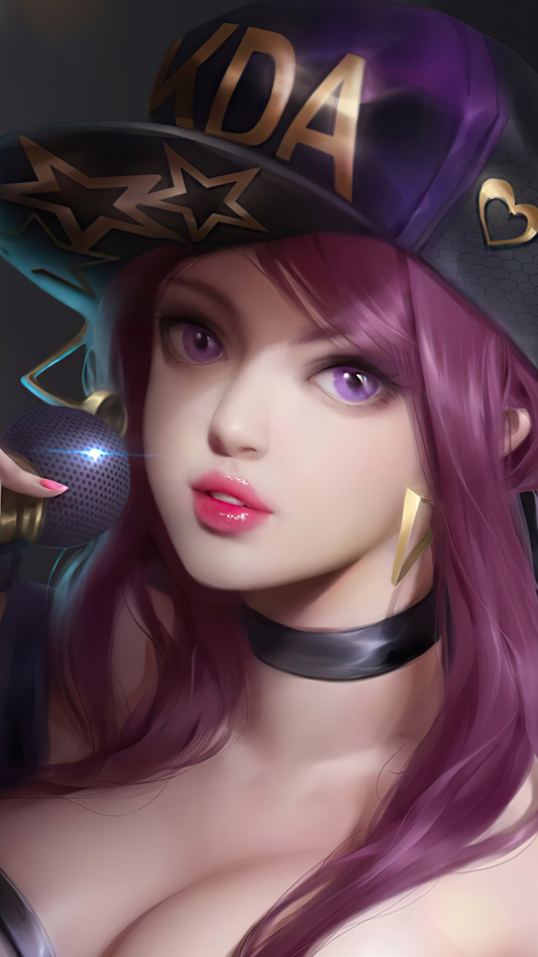 Akali from League of Legends KDA HD Phone Wallpaper