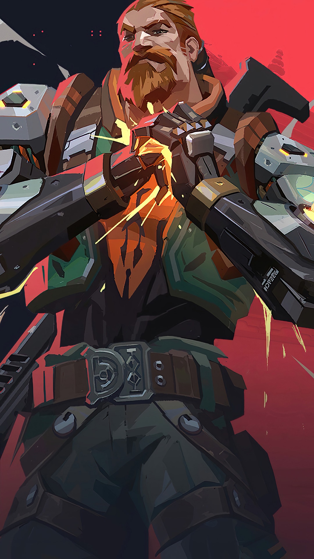 Breach from Valorant HD Phone Wallpaper