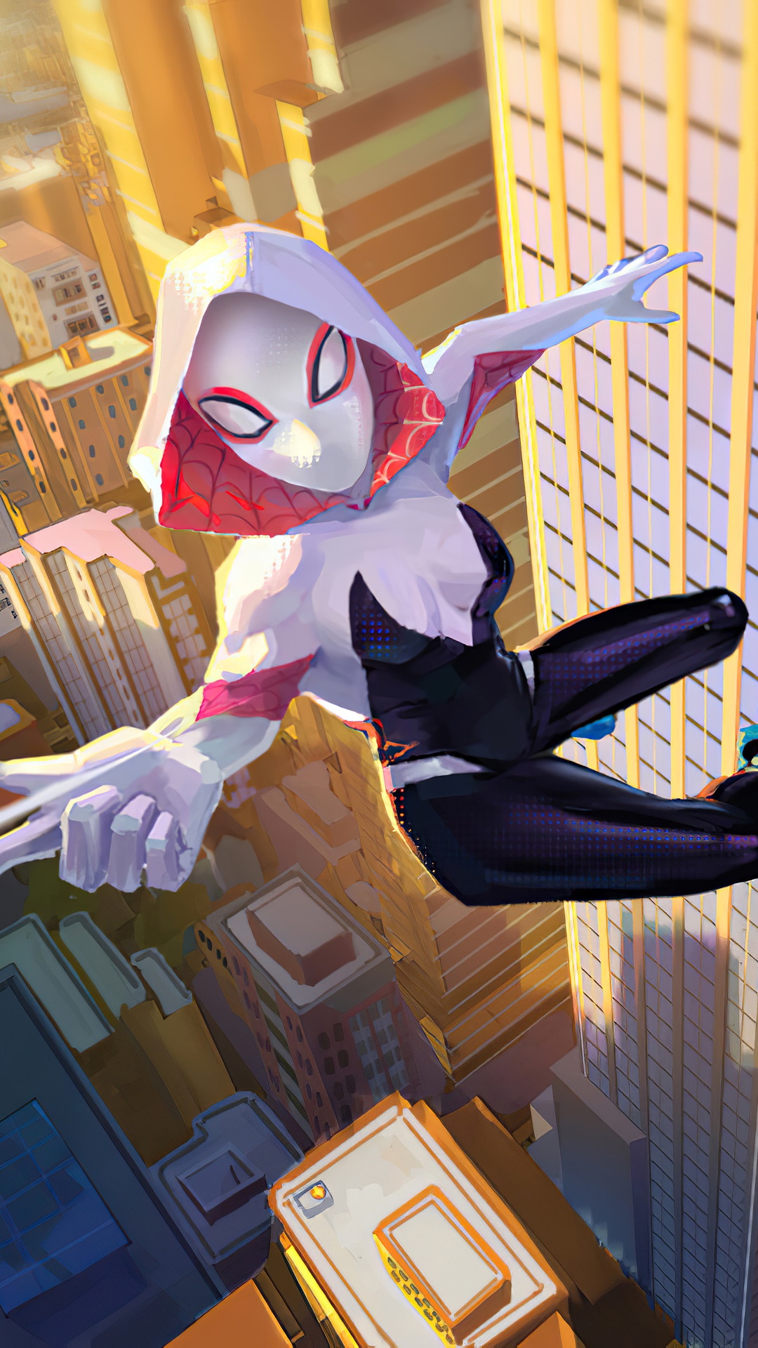 Spider-Gwen from Marvel Comics HD Phone Wallpaper