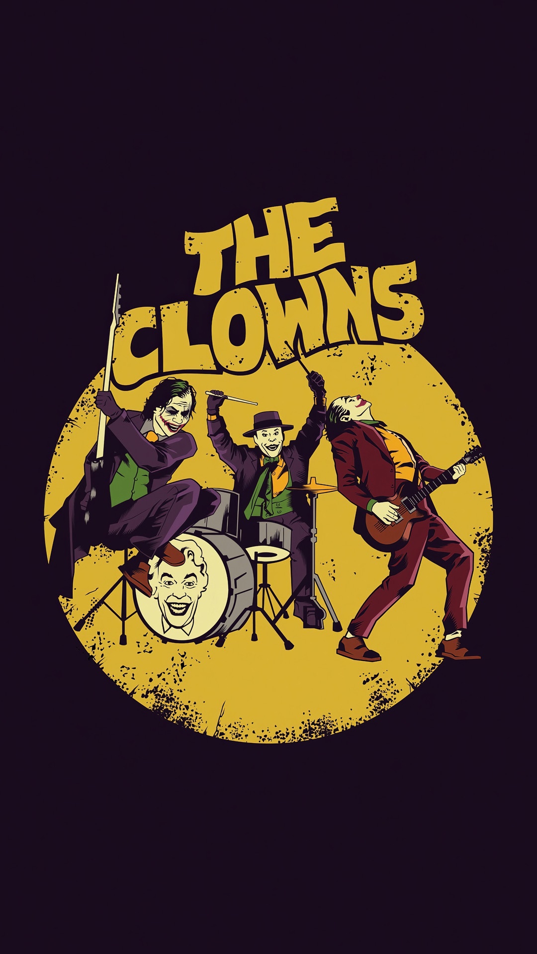 The Clowns Joker band DC Comics HD Phone Wallpaper