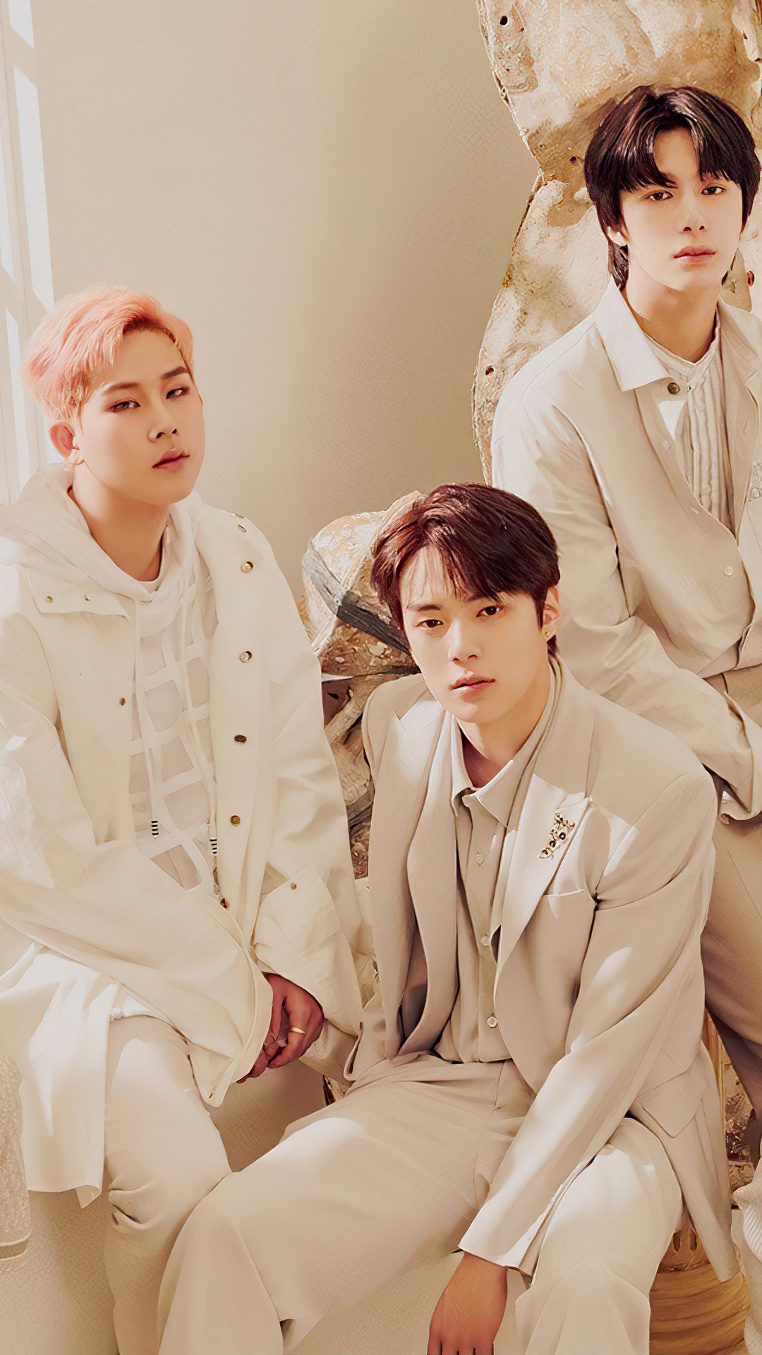 Monsta X Kpop group members posing HD Phone Wallpaper