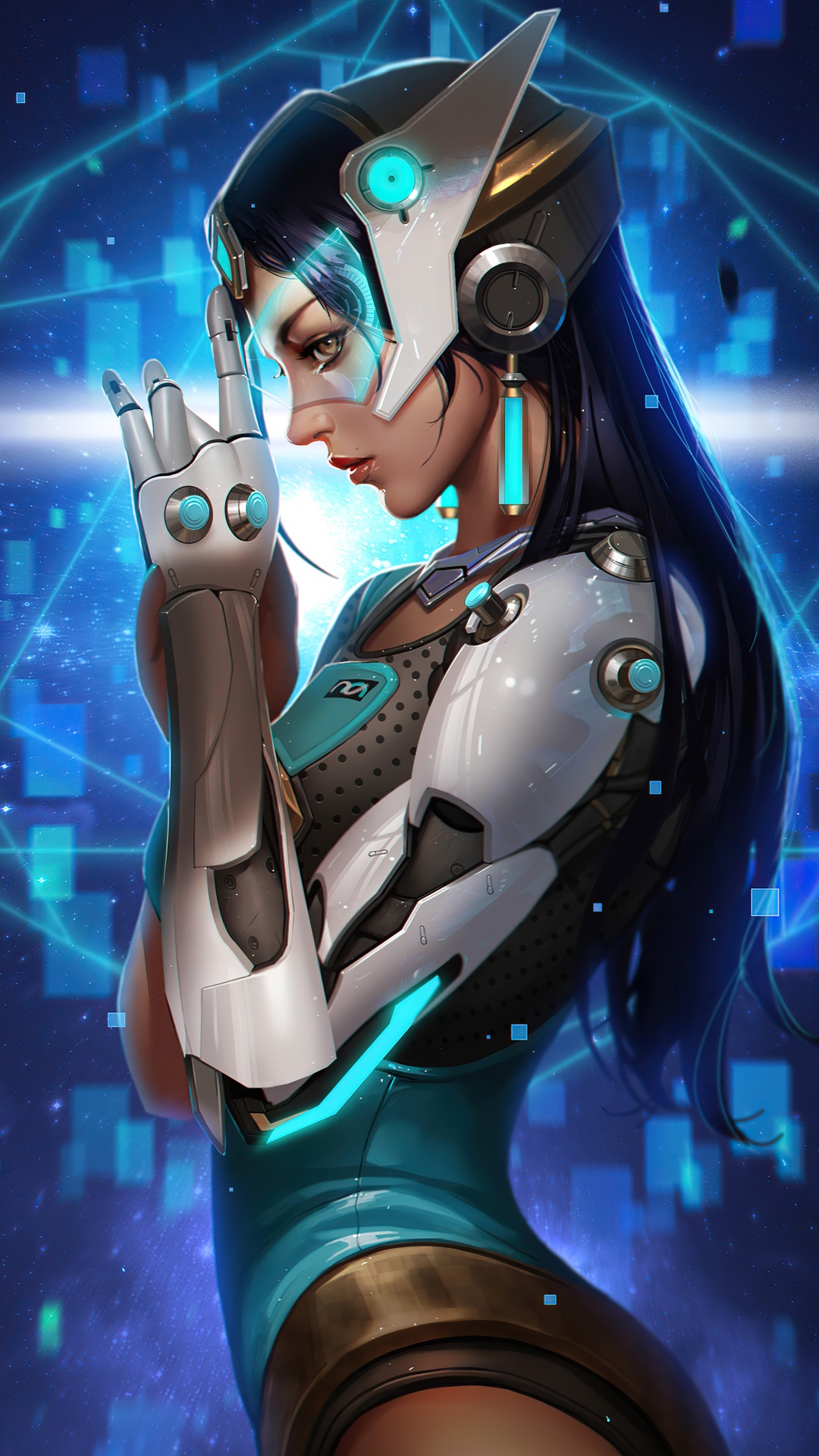 Symmetra from Overwatch HD Phone Wallpaper