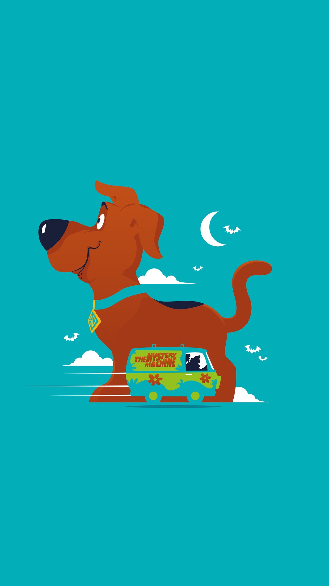 Scooby-Doo and the Mystery Machine HD Phone Wallpaper