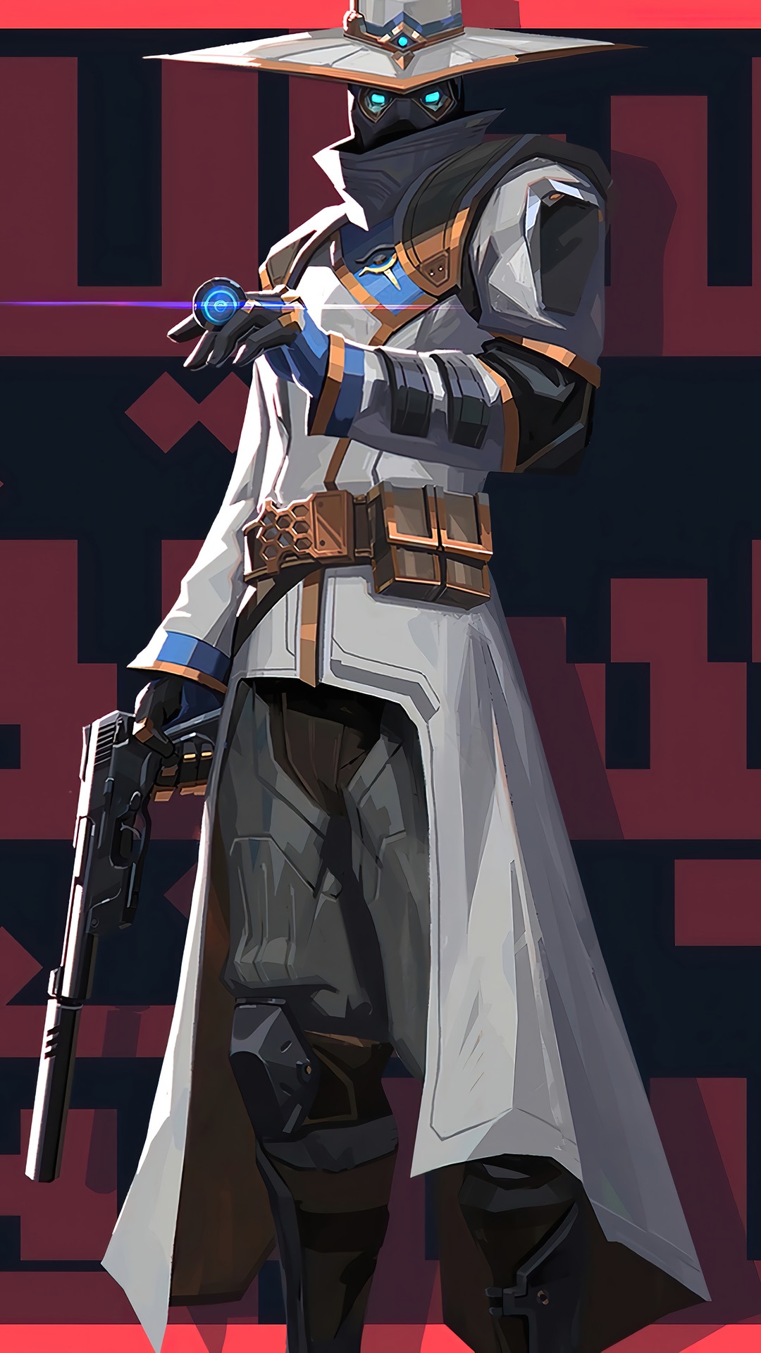 Cypher from Valorant HD Phone Wallpaper