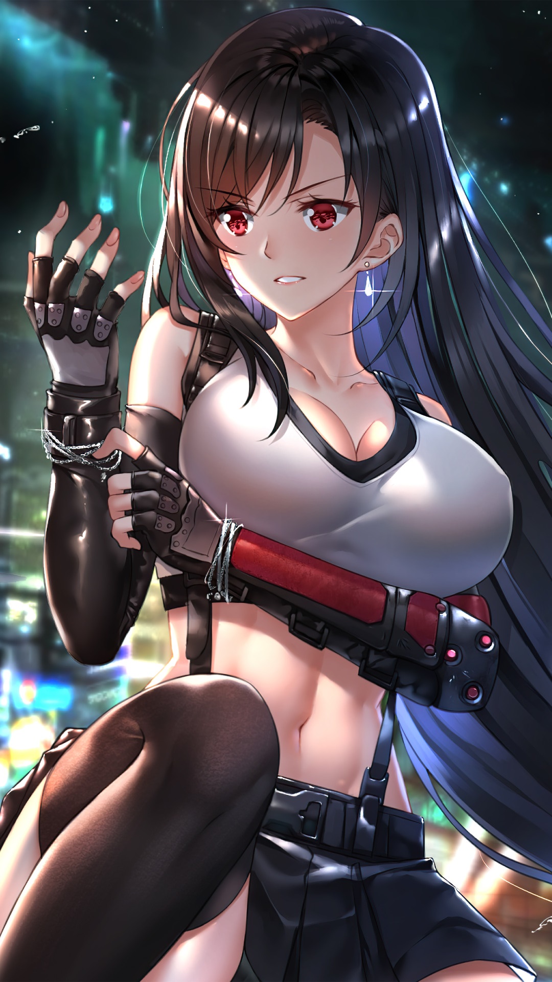 Tifa Lockhart from Final Fantasy VII Remake HD Phone Wallpaper