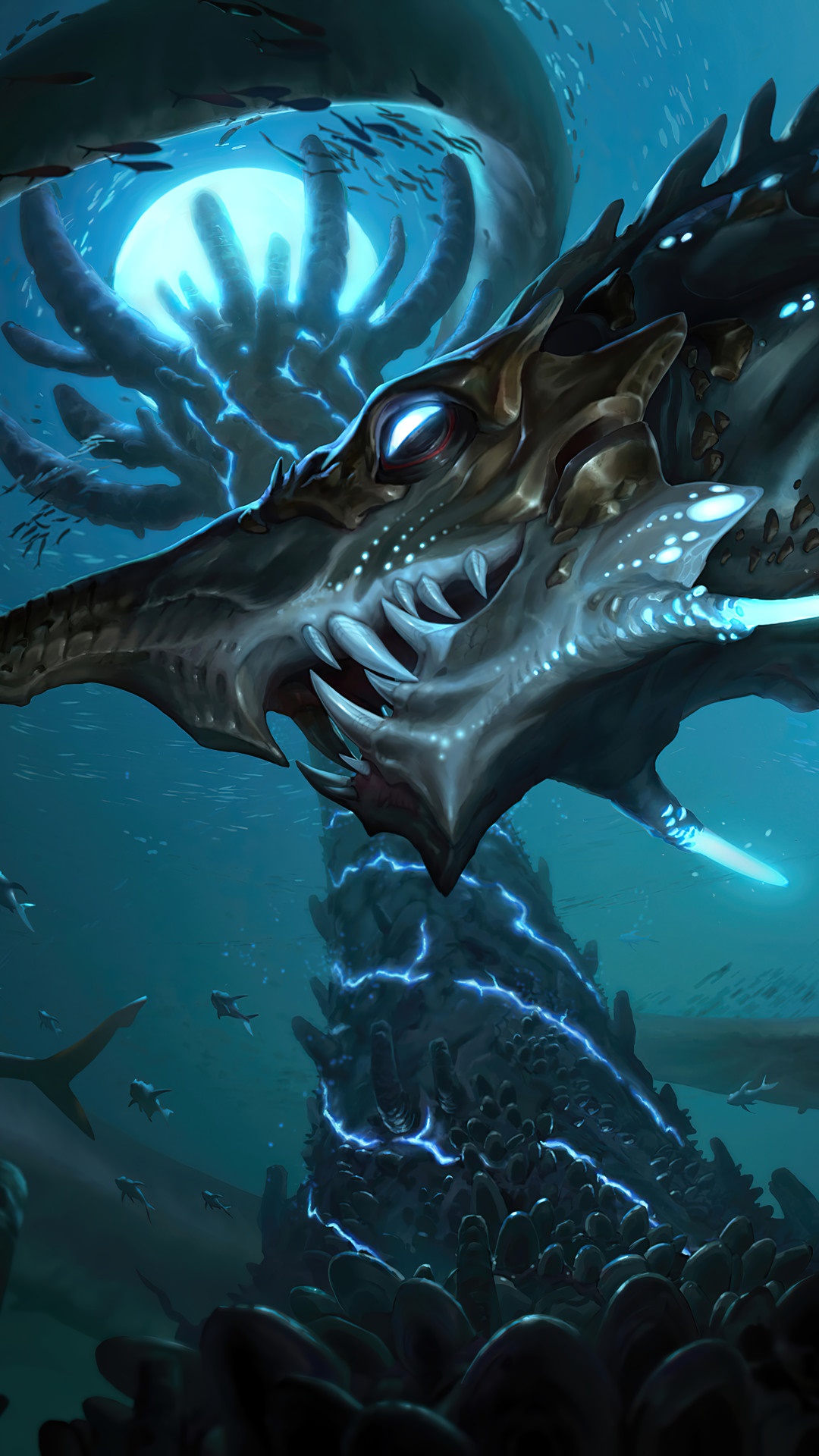 Leviathan from Legends of Runeterra HD Phone Wallpaper