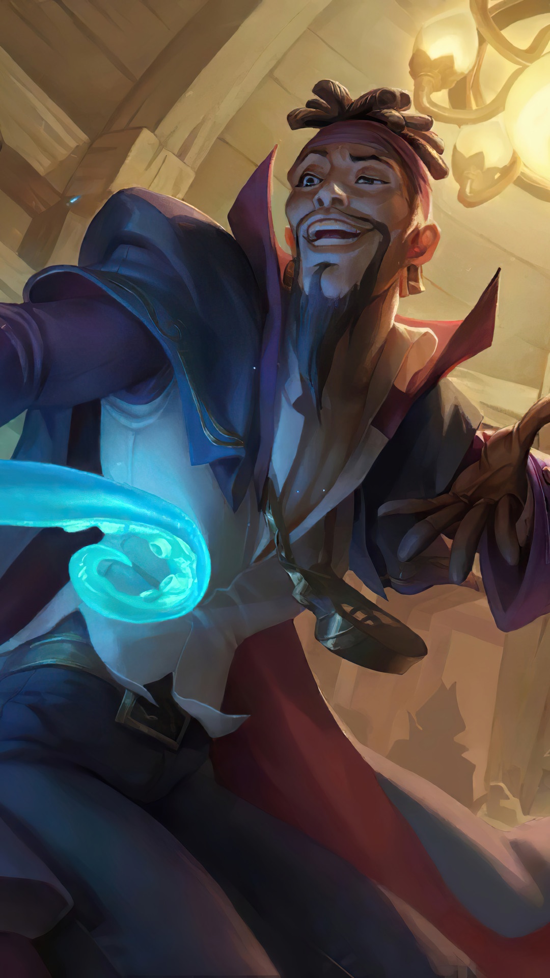 Twisted Fate from Legends of Runeterra HD Phone Wallpaper