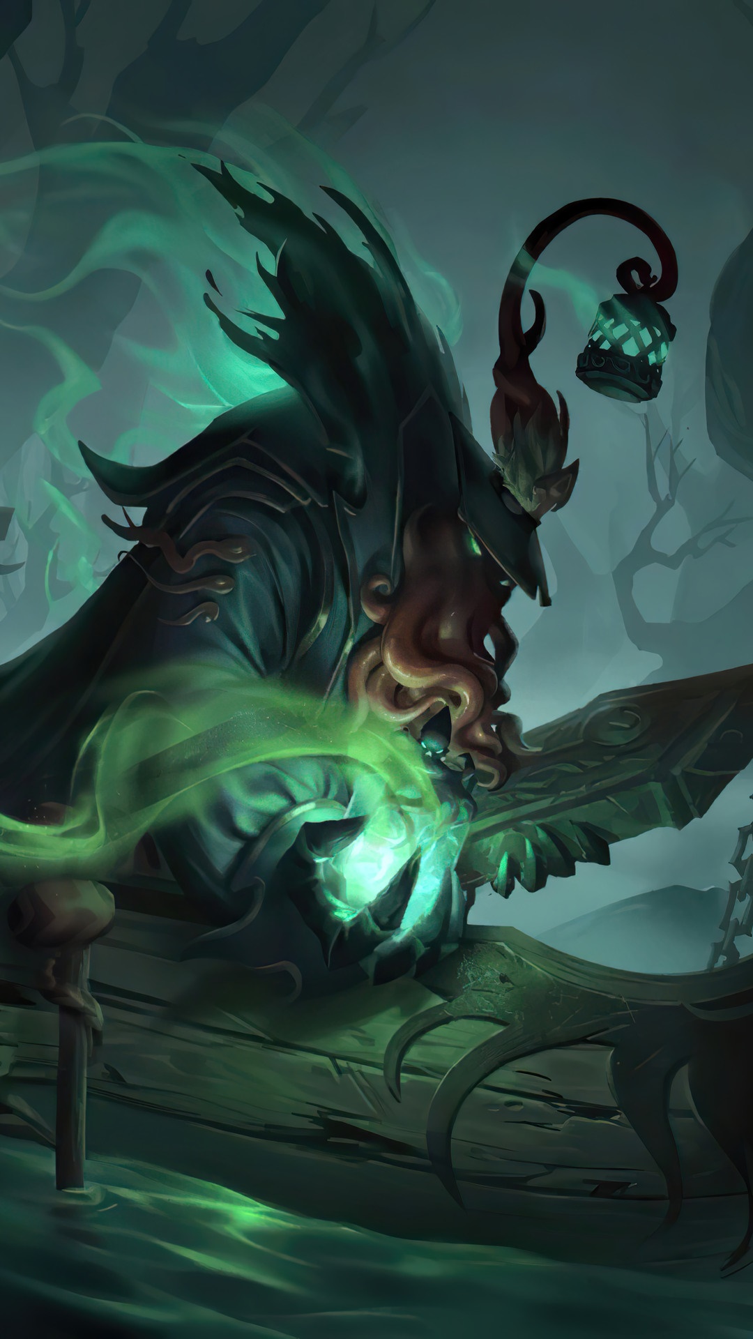 Thresh from Legends of Runeterra HD Phone Wallpaper