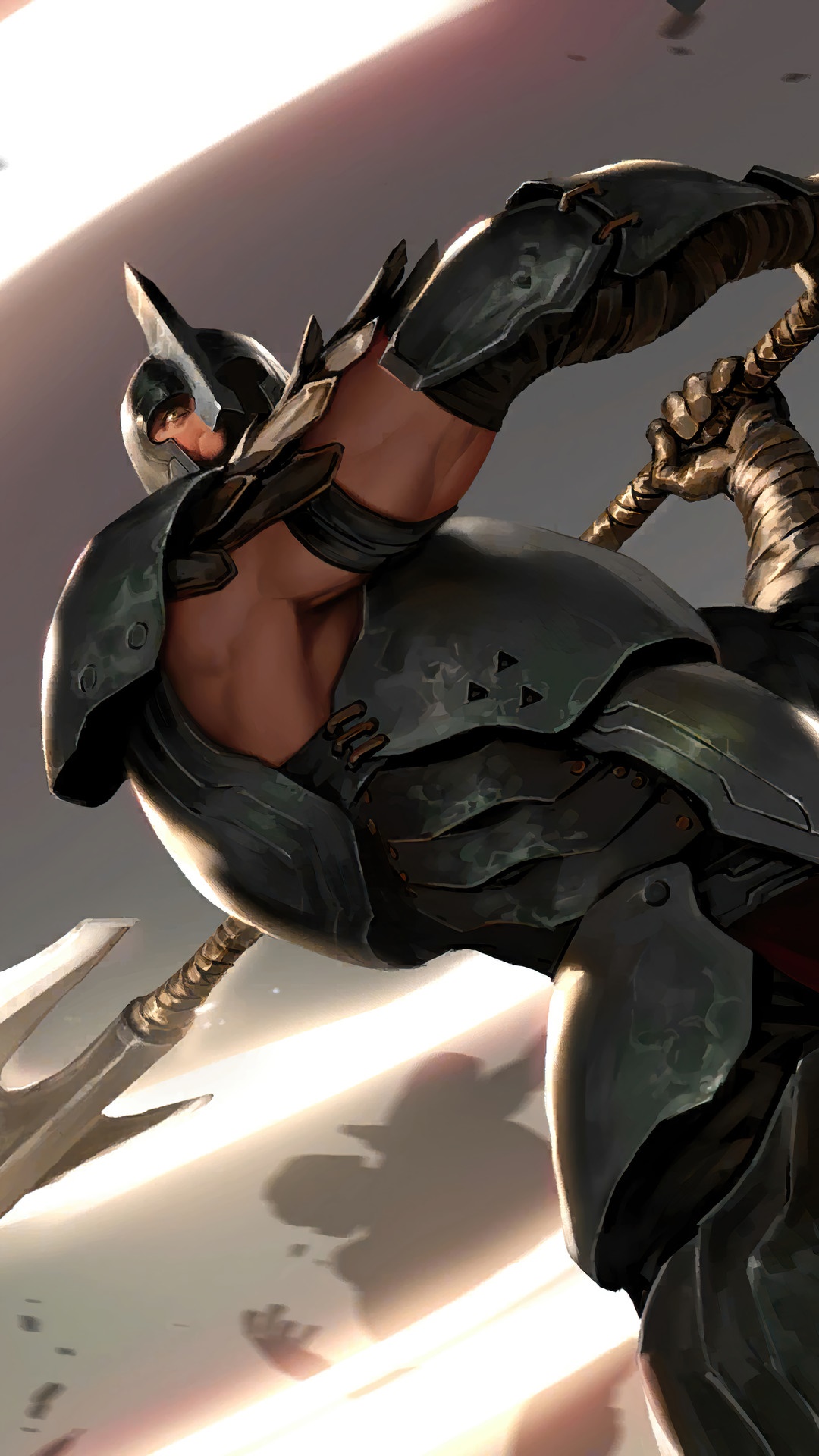 Kled from League of Legends in armor HD Phone Wallpaper