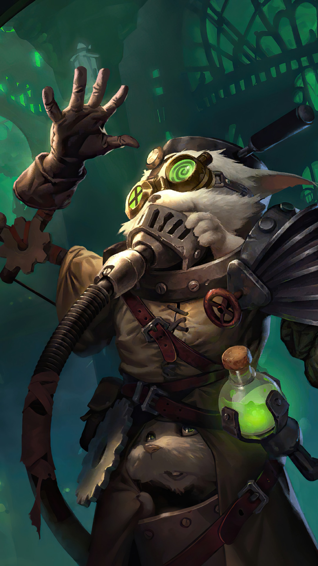Heimerdinger from Legends of Runeterra HD Phone Wallpaper