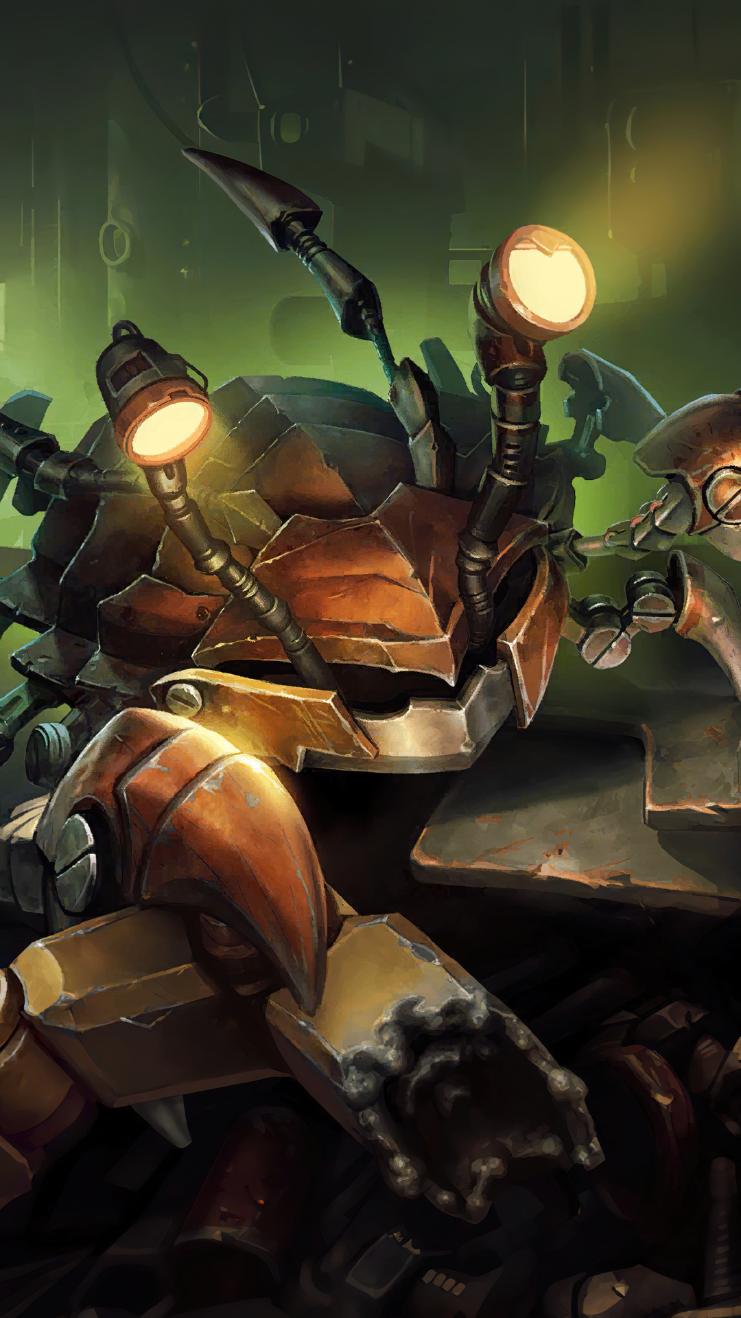 Blitzcrank from Legends of Runeterra HD Phone Wallpaper
