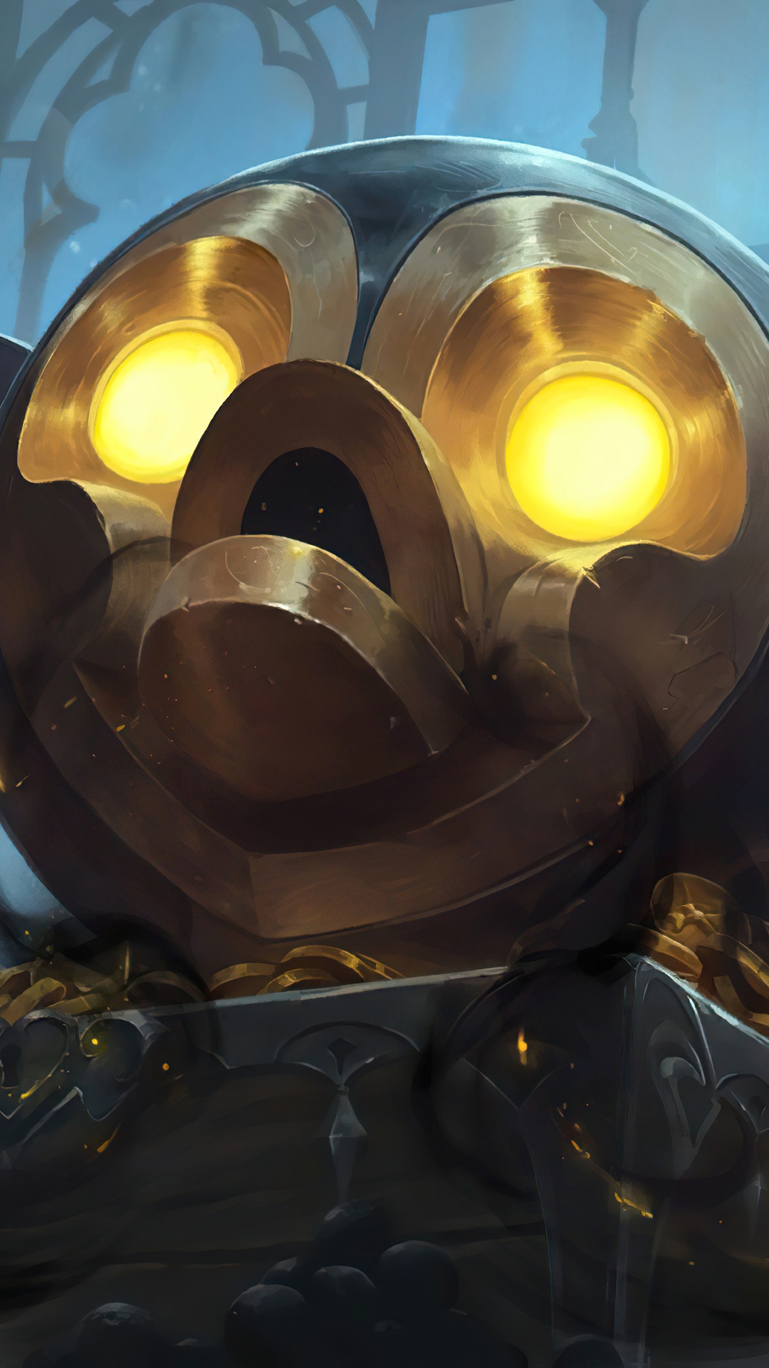 Clockwork Owl from Legends of Runeterra HD Phone Wallpaper