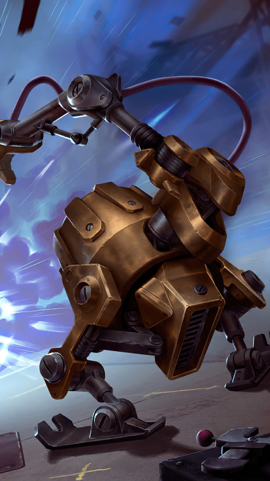 Blitzcrank from Legends of Runeterra HD Phone Wallpaper