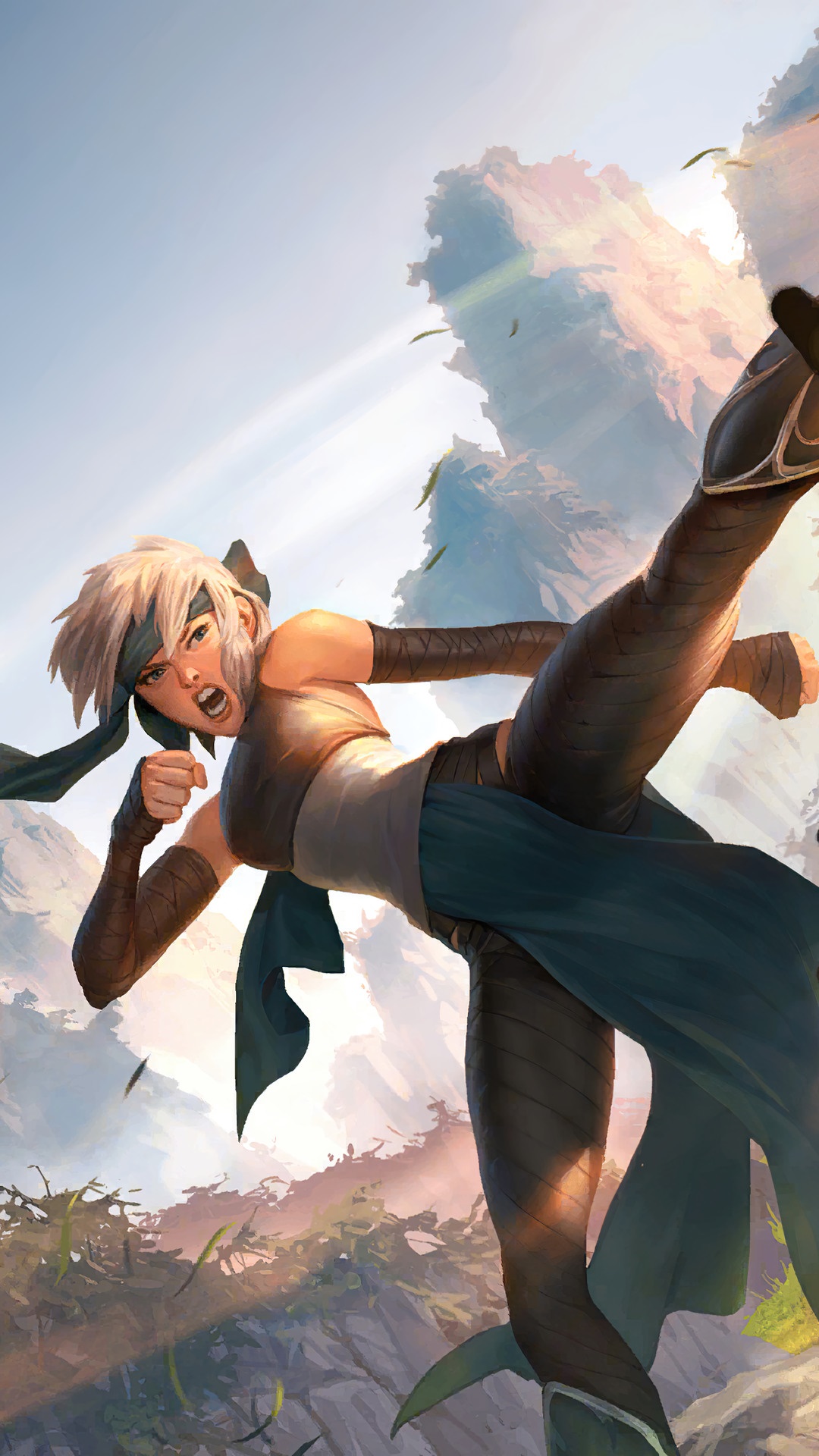 Ionia champion from Legends of Runeterra HD Phone Wallpaper