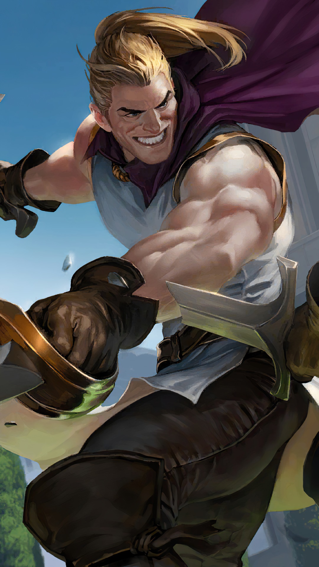 Garen from Legends of Runeterra HD Phone Wallpaper