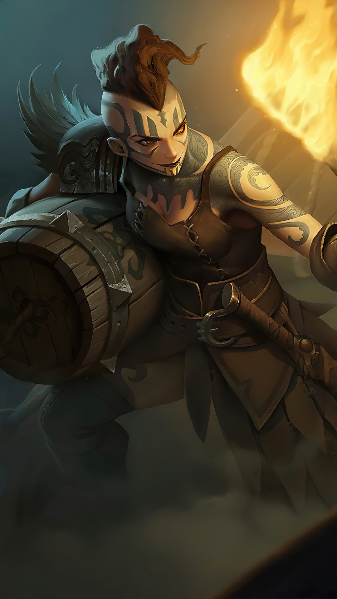 Braum from Legends of Runeterra HD Phone Wallpaper