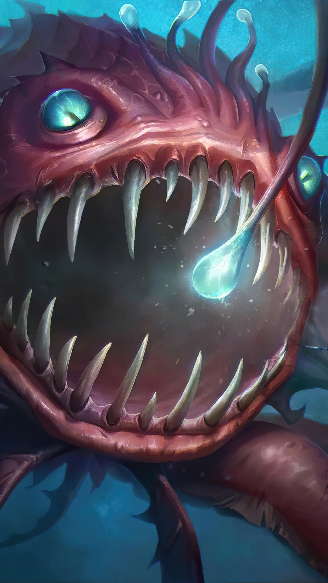 Deep Sea Monster from Legends of Runeterra HD Phone Wallpaper